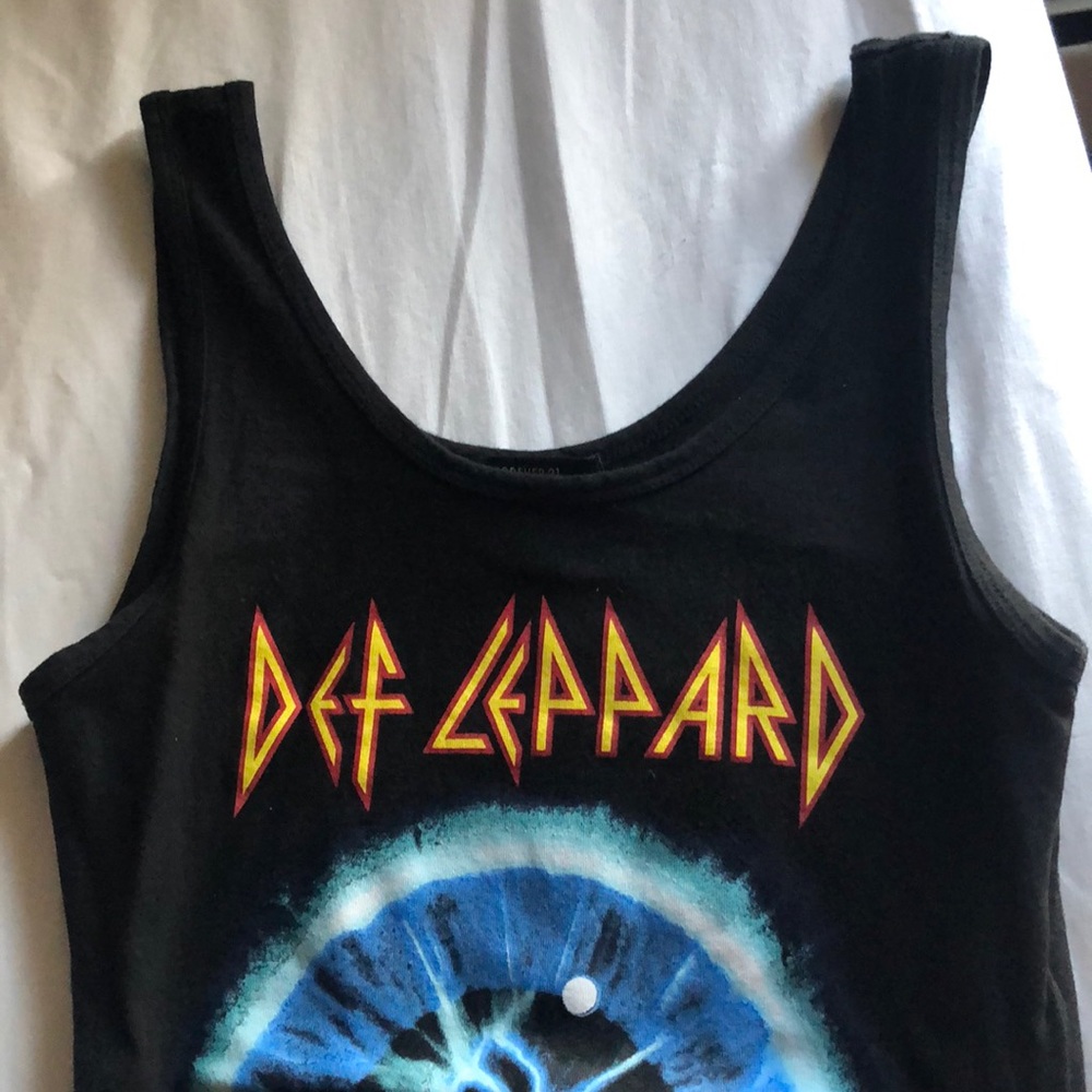 Def Leppard Swimsuit looking tank top.